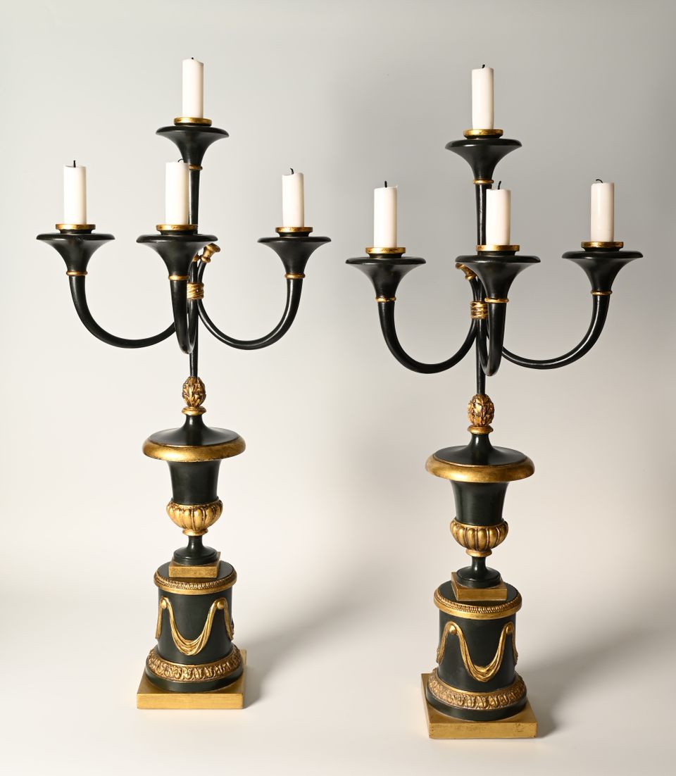 A pair of large candelabras - image 2