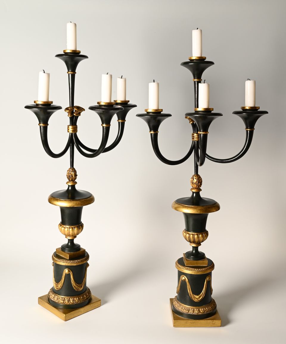 A pair of large candelabras - image 4