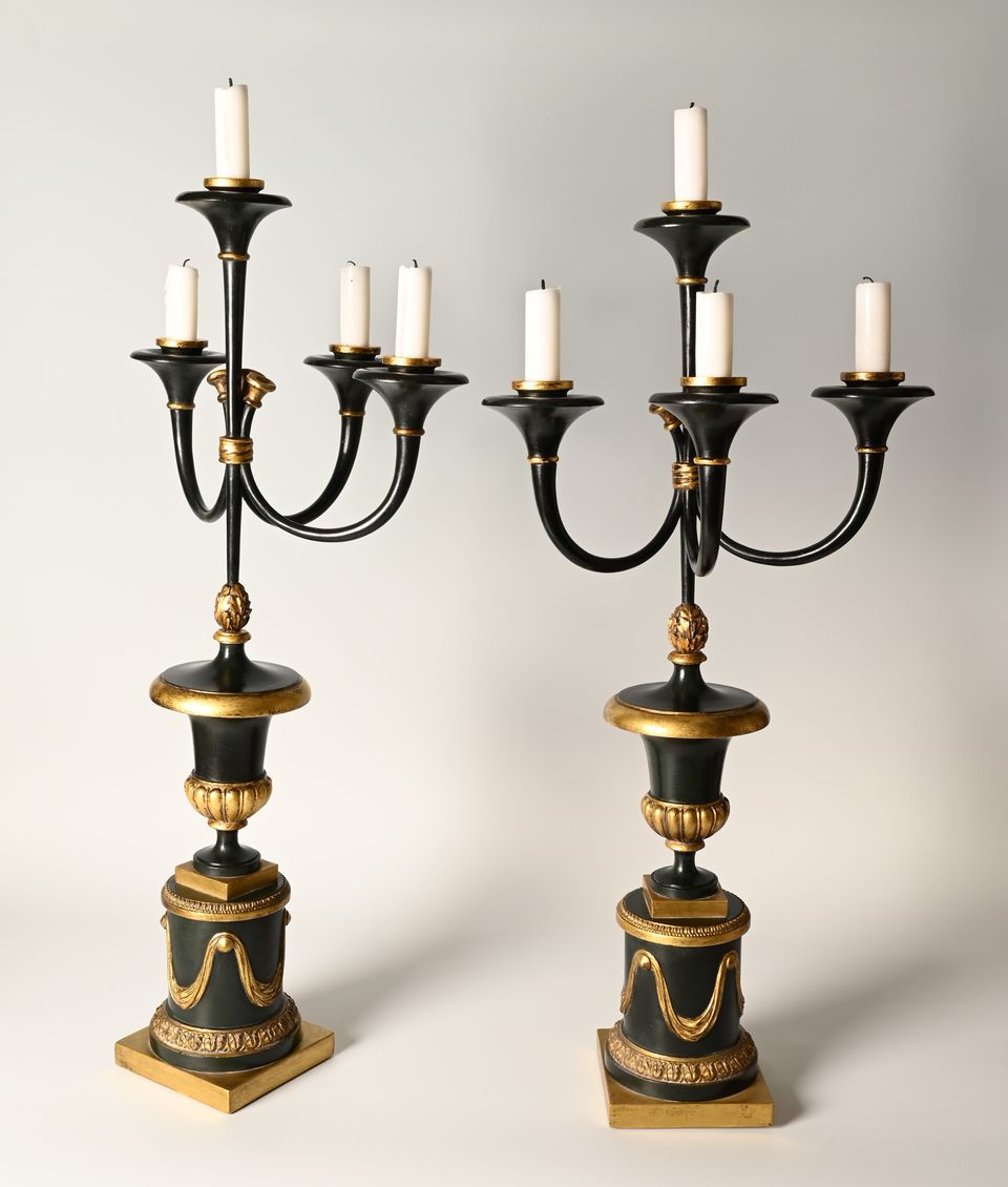 A pair of large candelabras - image 5