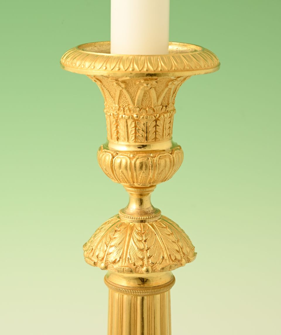 A pair of ormolu Empire candelabra - image 4