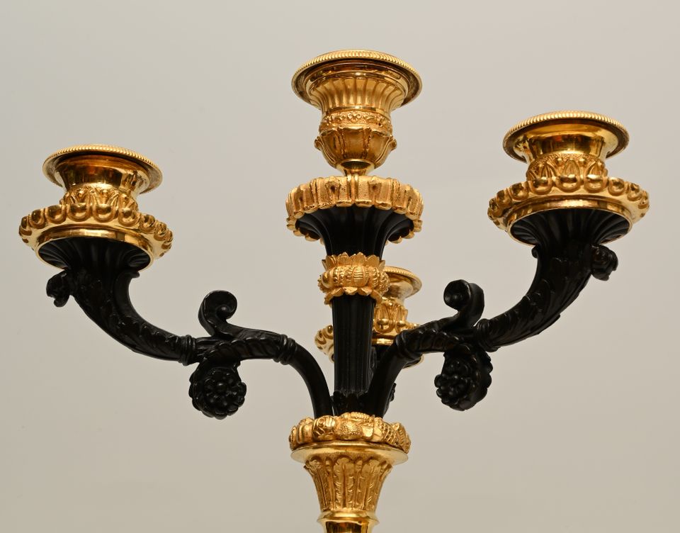 A pair of large ormolu Empire candelabras - image 5