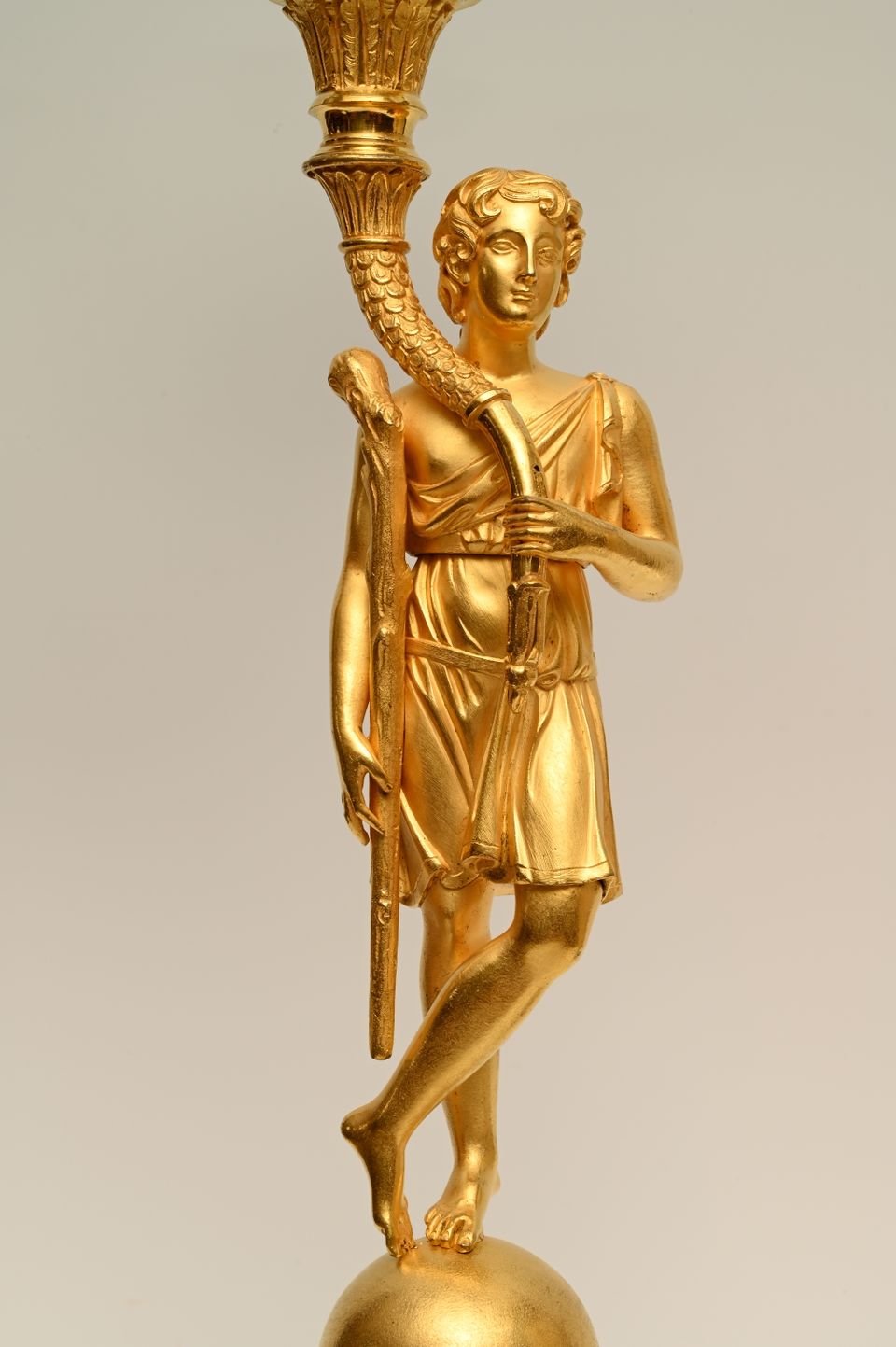 A pair of large ormolu Empire candelabras - image 3