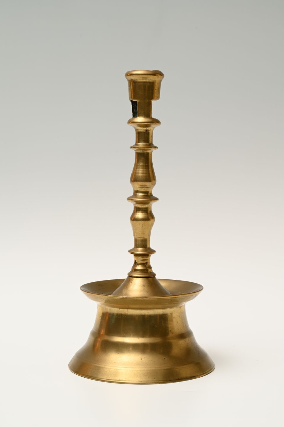 A Dutch bronze candlestick - image 2