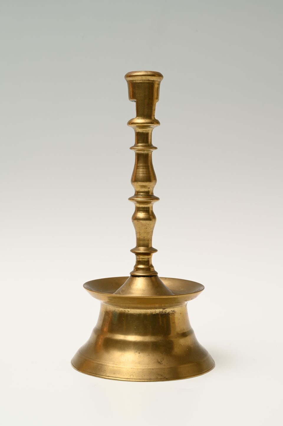 A Dutch bronze candlestick - image 4