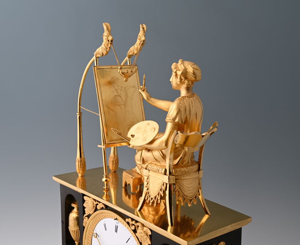 Empire pendule ‘Allegory of Painting’ - image 5