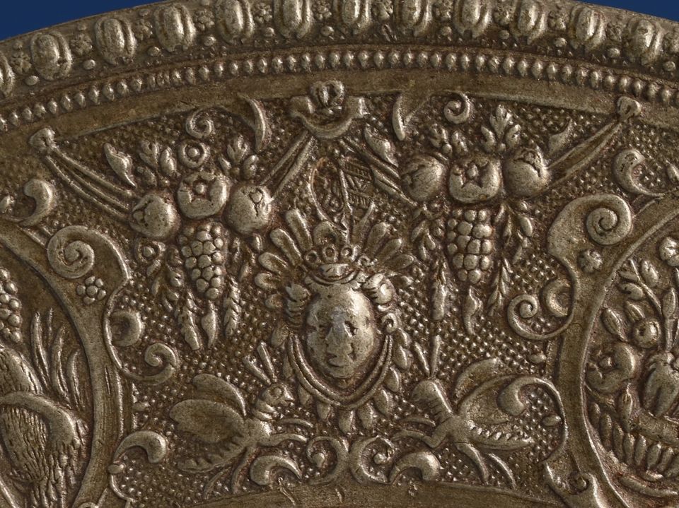 A pewter relief plate - image 3