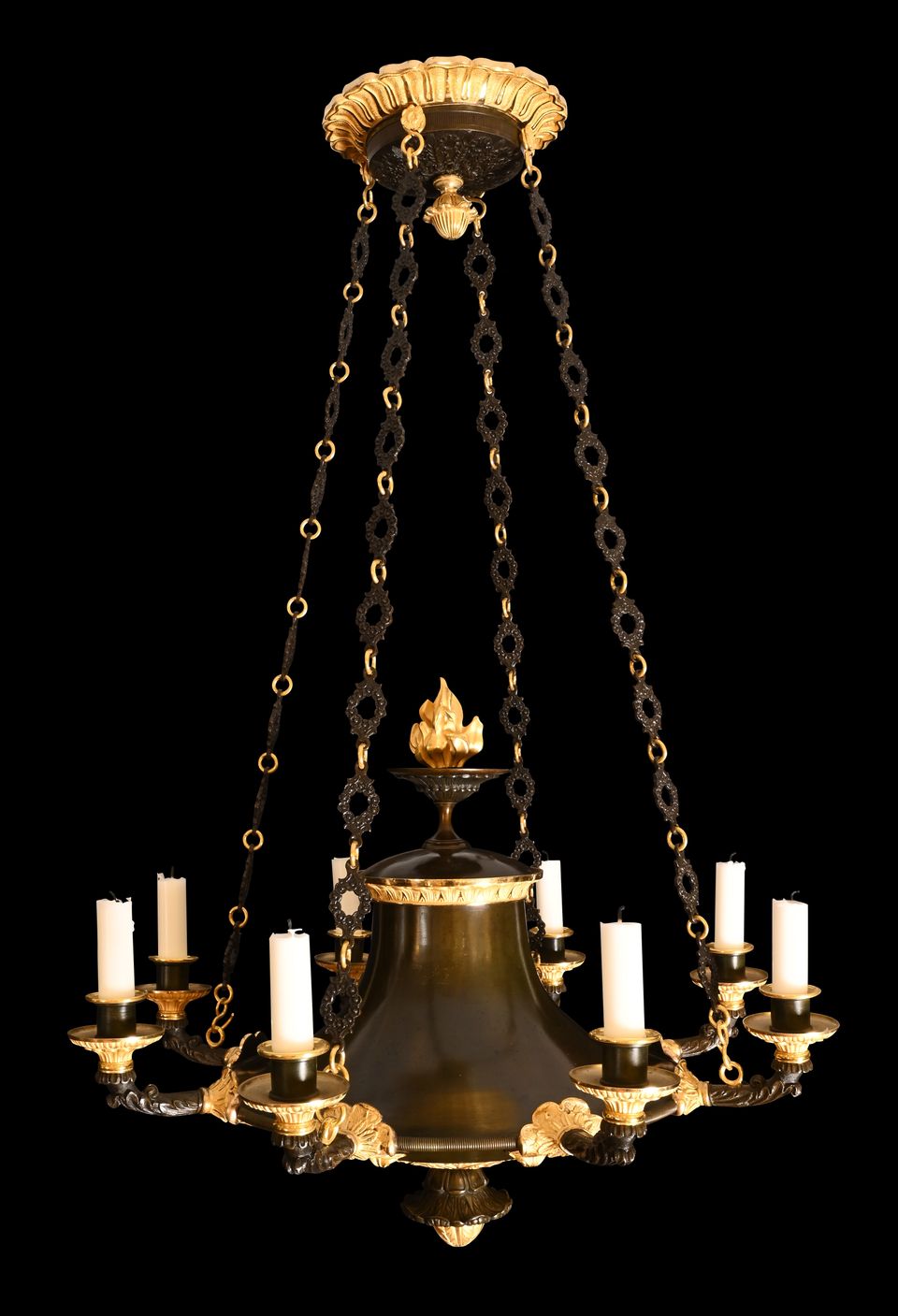 A French Empire discus chandelier - image 2
