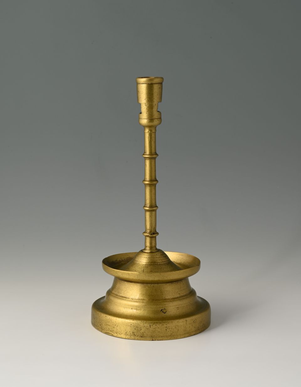 A Dutch bronze candlestick - image 2