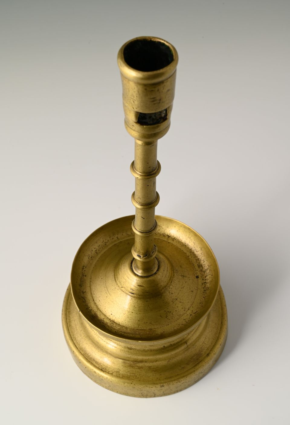 A Dutch bronze candlestick - image 9