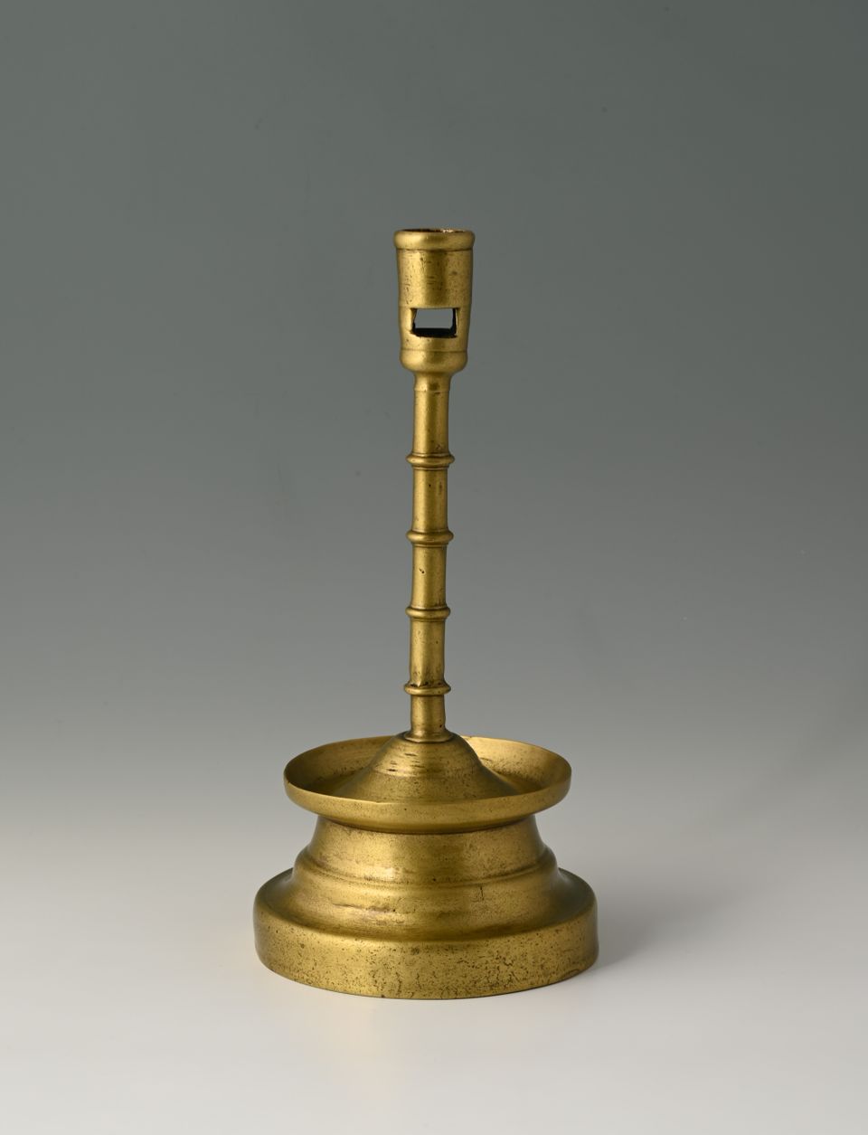 A Dutch bronze candlestick - image 3