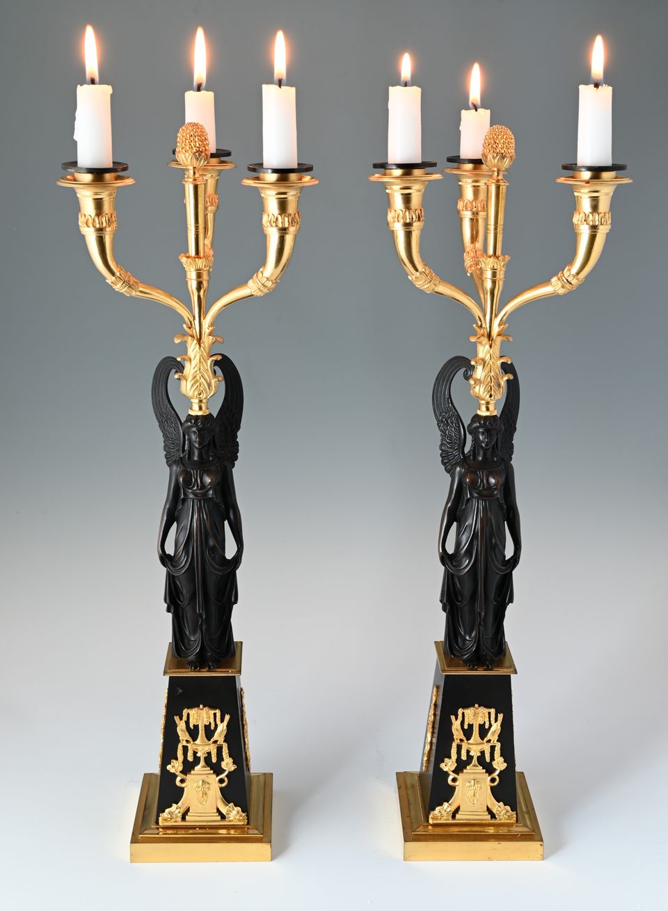 A pair of decorative candle holders - image 2