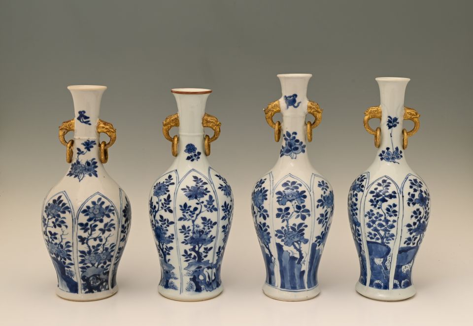 A very beautiful set of Chinese porcelain vases - image 3
