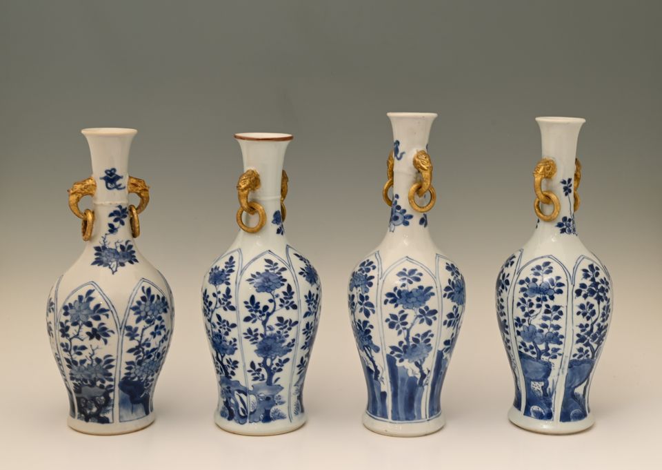 A very beautiful set of Chinese porcelain vases - image 4