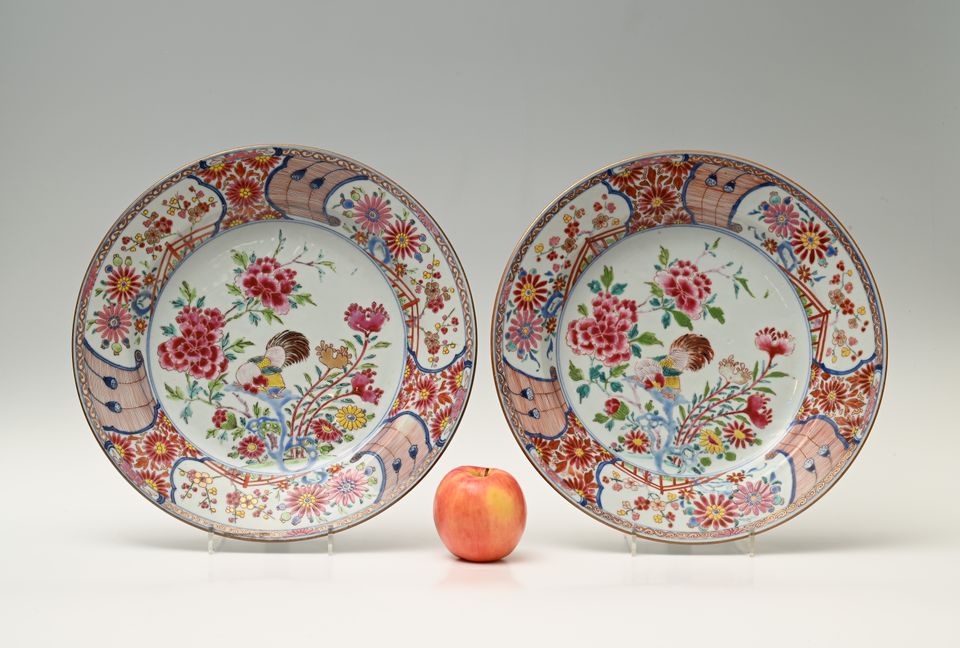 Een paar grote Chinese schotels - afbeelding 2
