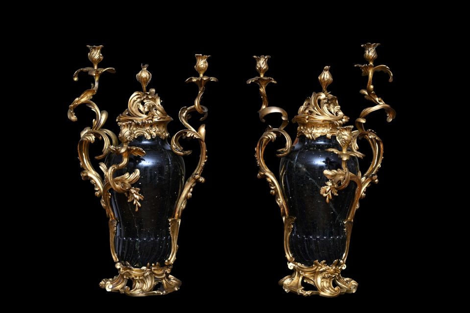 An impressive pair of candelabra, signed ‘Escalier de Cristal Paris’ - image 2