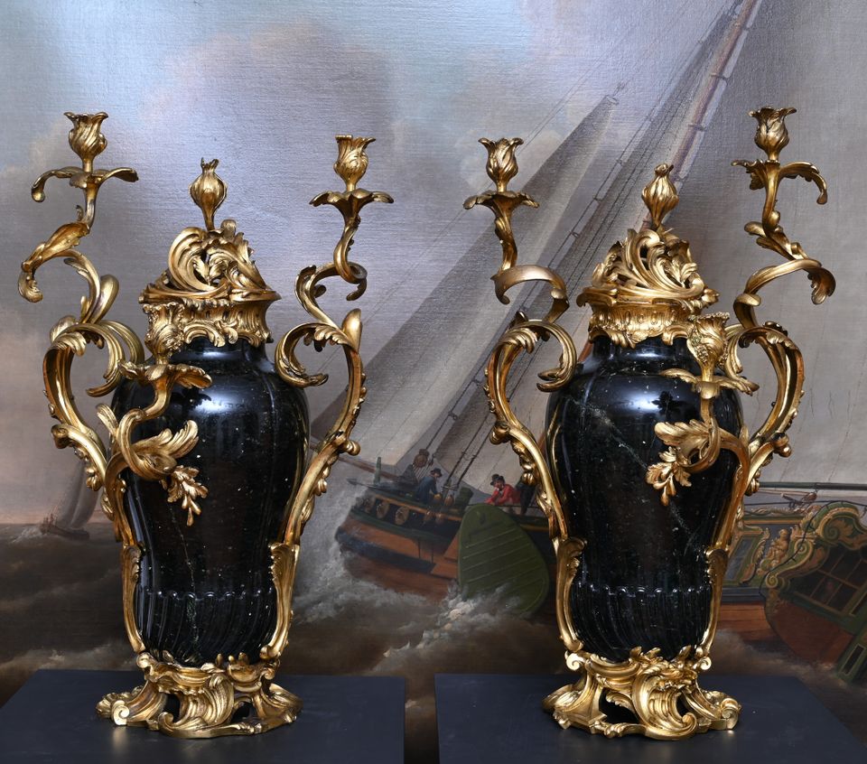 An impressive pair of candelabra, signed ‘Escalier de Cristal Paris’ - image 9