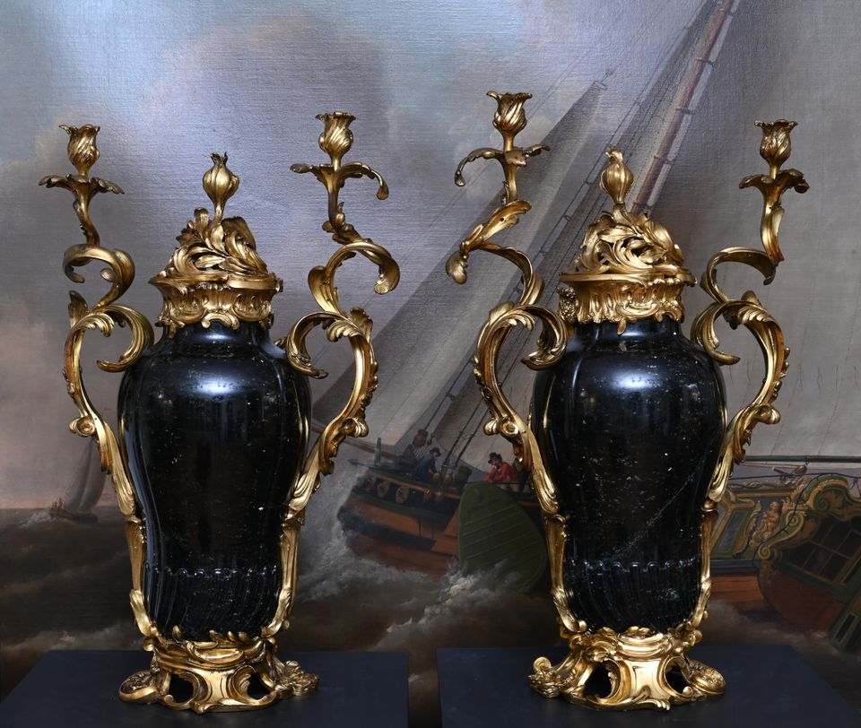 An impressive pair of candelabra, signed ‘Escalier de Cristal Paris’ - image 10