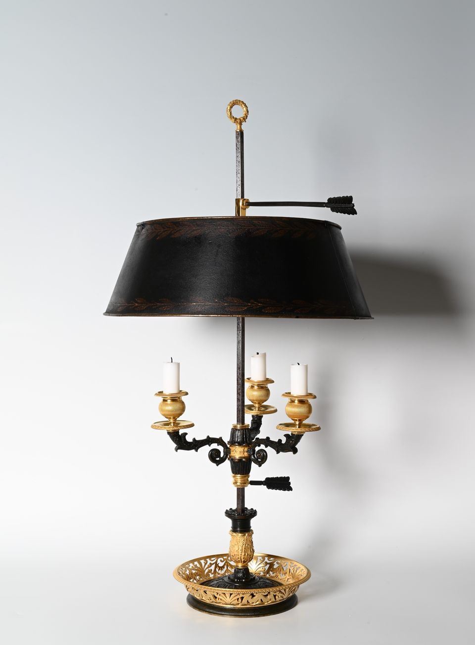 Une belle lampe bouillotte Empire française - image 3