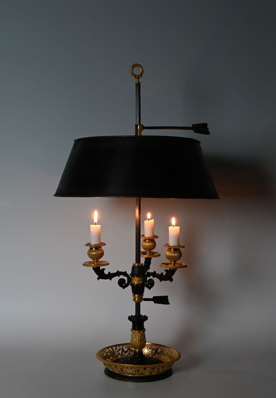 Une belle lampe bouillotte Empire française - image 4