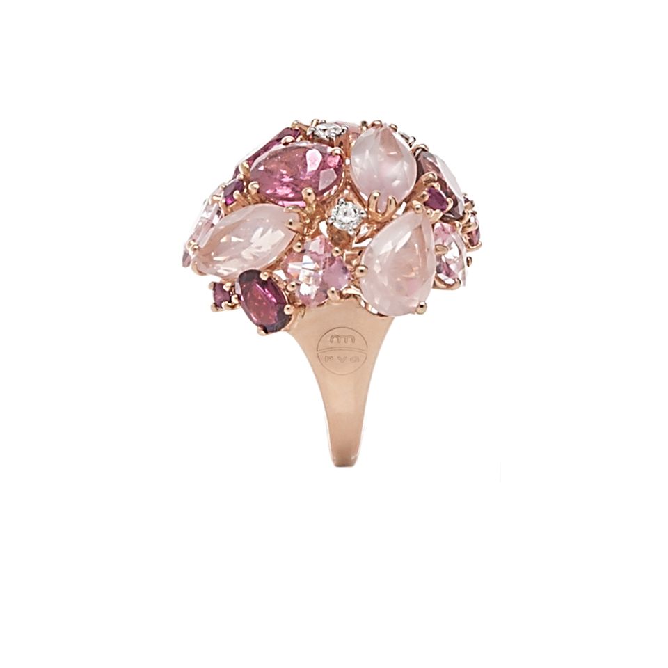 18 Carat Rose Gold Ring - image 2