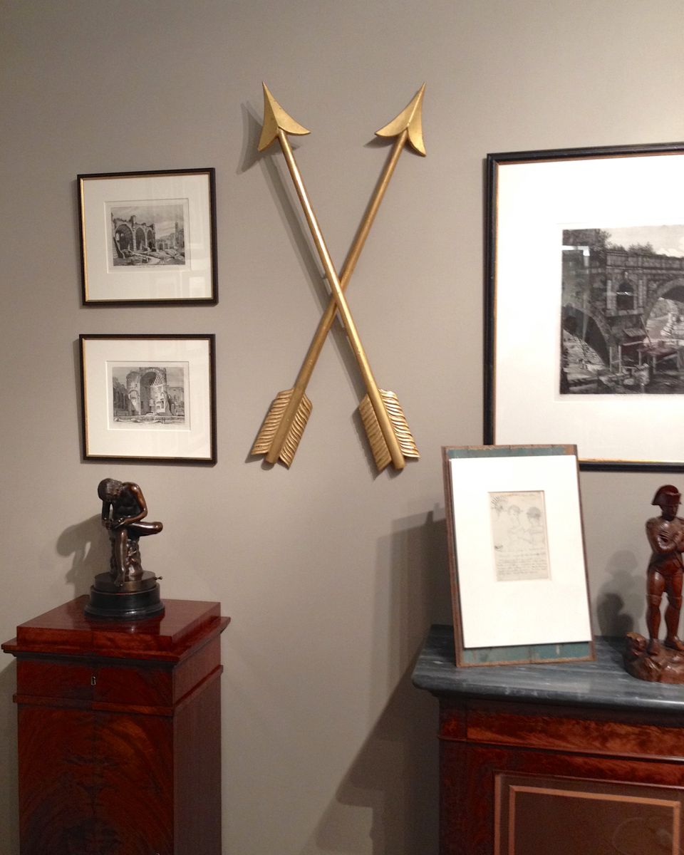Four gilt wooden arrows - image 2