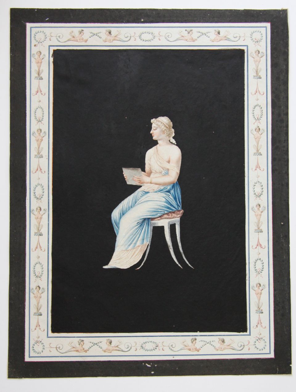 Set of eight gouache drawings - image 4