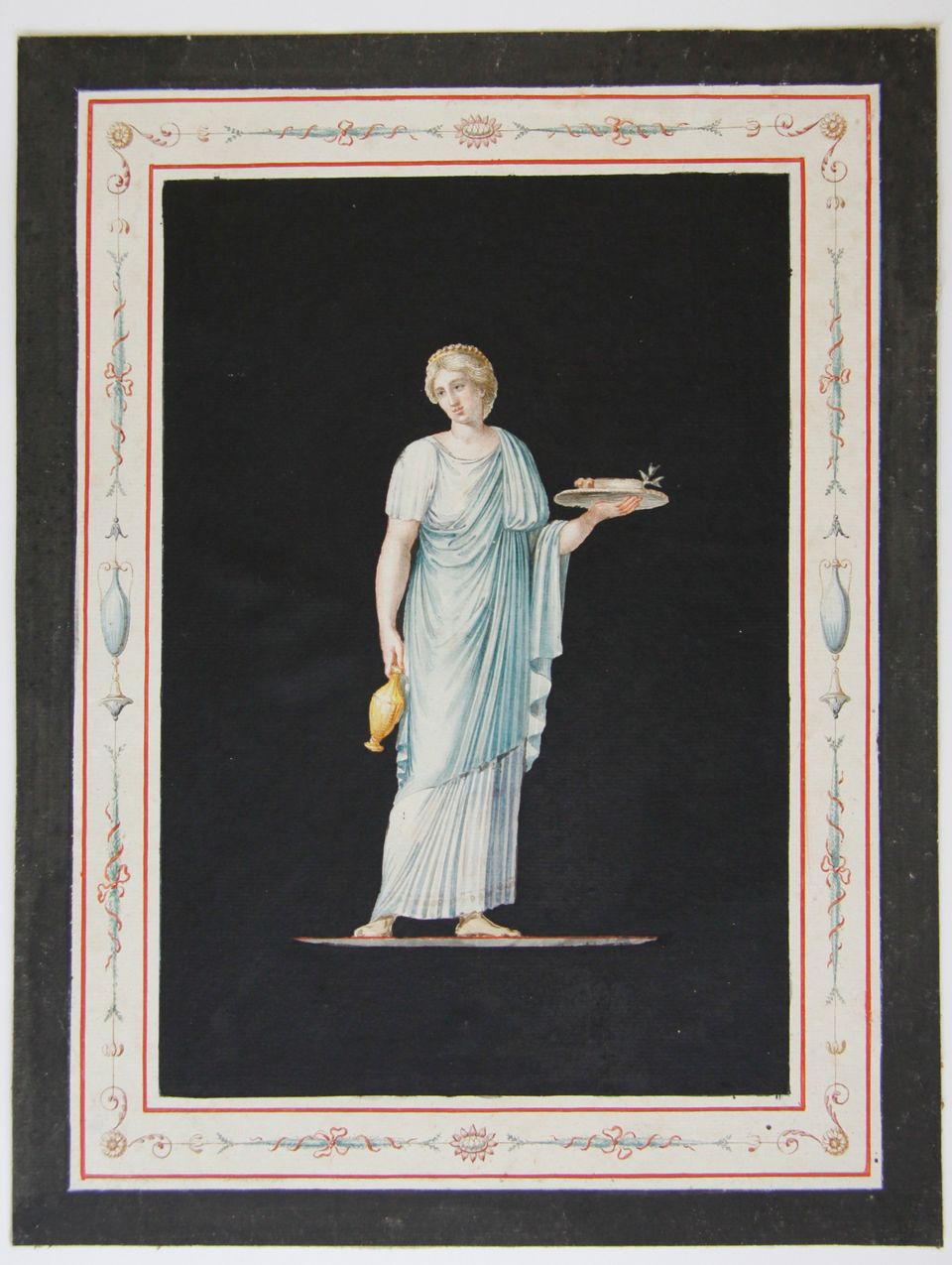 Set of eight gouache drawings - image 9