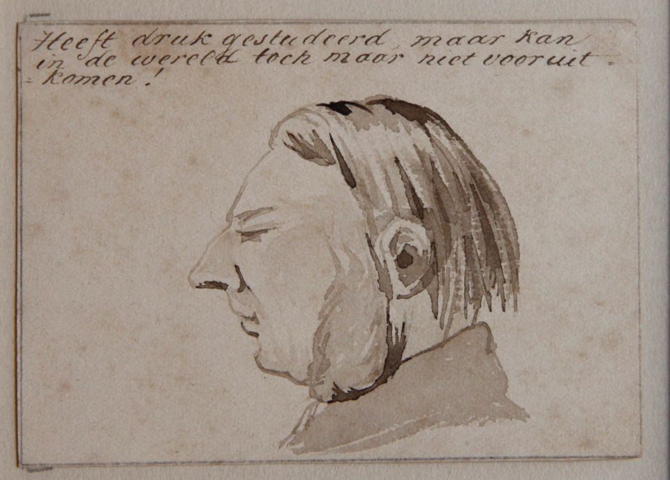 Pieter van Loon: seven small drawings 'Character Studies' - image 3