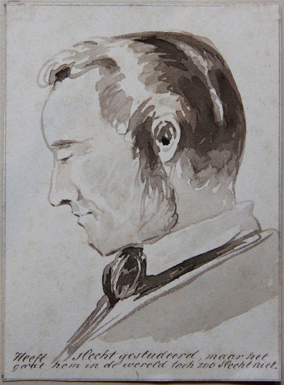 Pieter van Loon: seven small drawings 'Character Studies' - image 5
