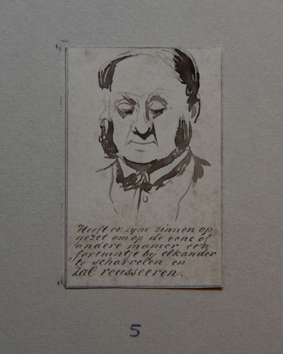 Pieter van Loon: seven small drawings 'Character Studies' - image 7