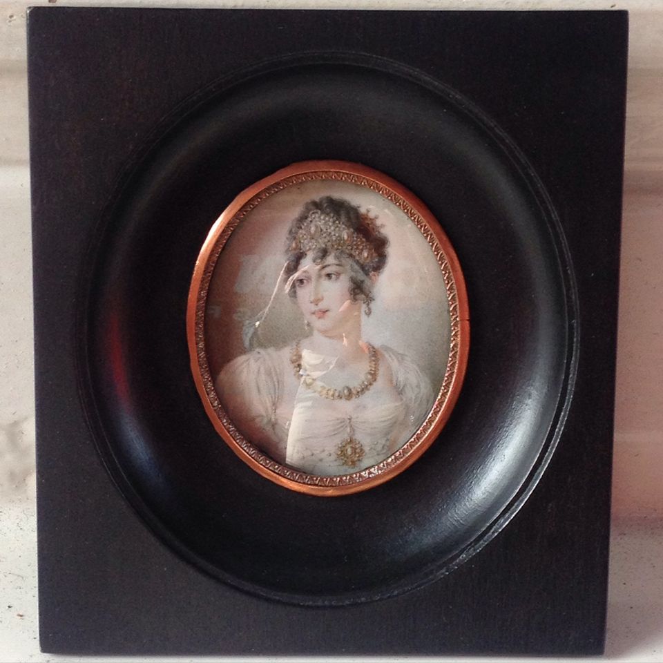 Portretminiatuur Caroline Bonaparte - afbeelding 4