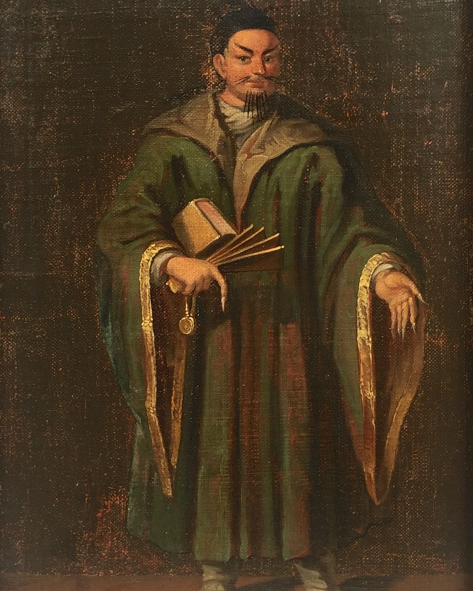 Portraits of a Sultan and a Chinese calligrapher - image 2