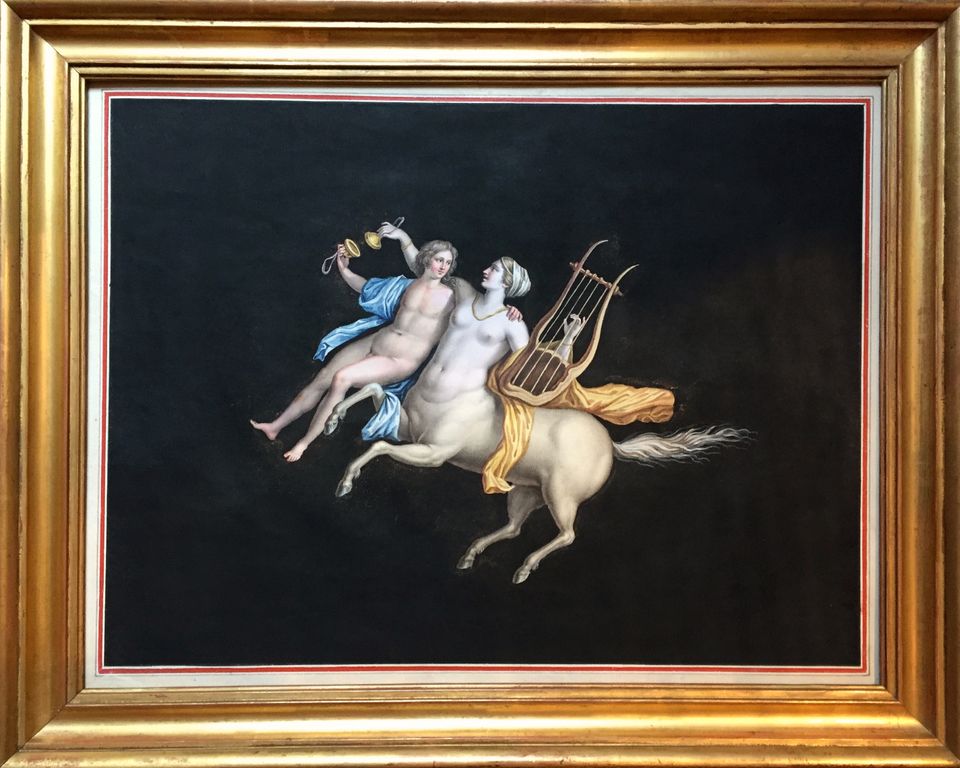 Maestri: Grand Tour gouache of Centaur of the Villa Cicero - image 2