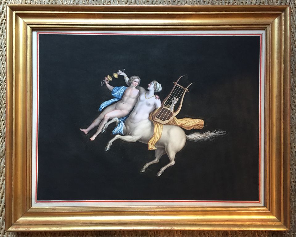 Maestri: Grand Tour gouache of Centaur of the Villa Cicero - image 5