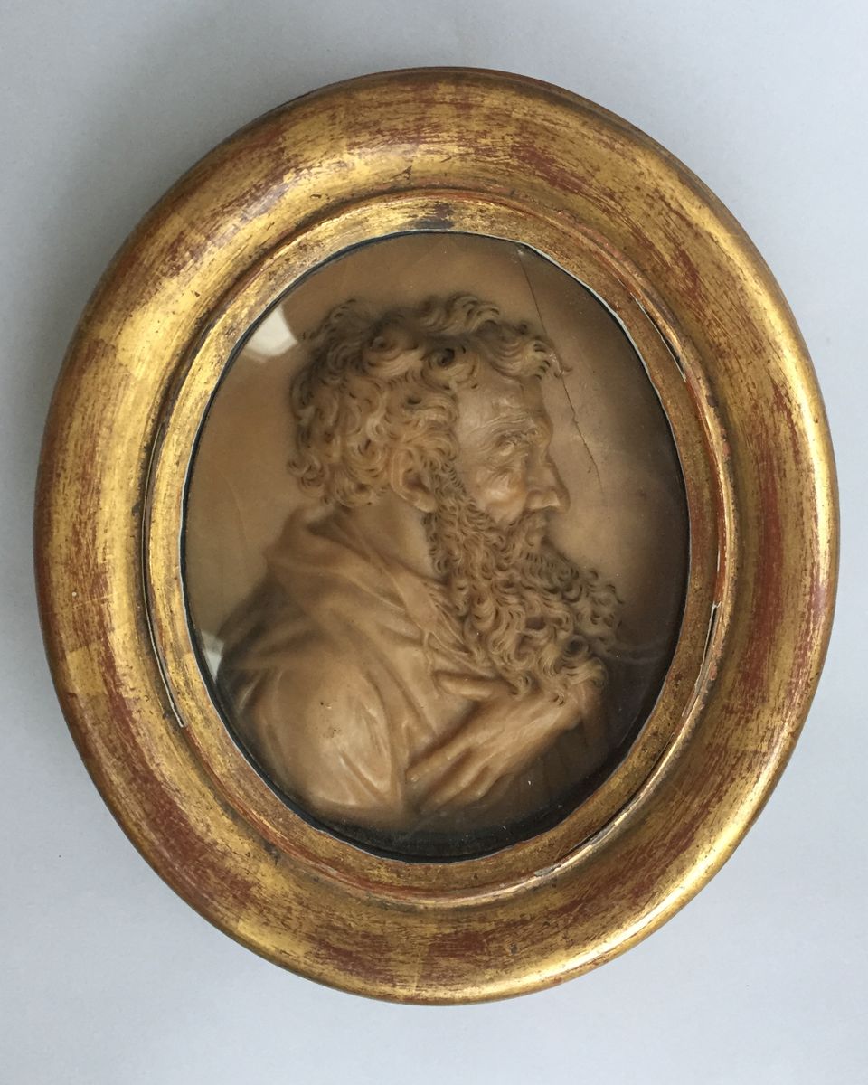 Wax profile portrait of Saint Paul - image 2