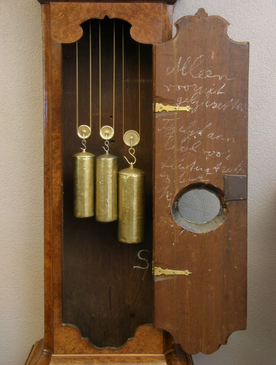 A Dutch Amsterdam burr walnut musical longcase clock, by Gerrit Storm, circa 1735 - image 2