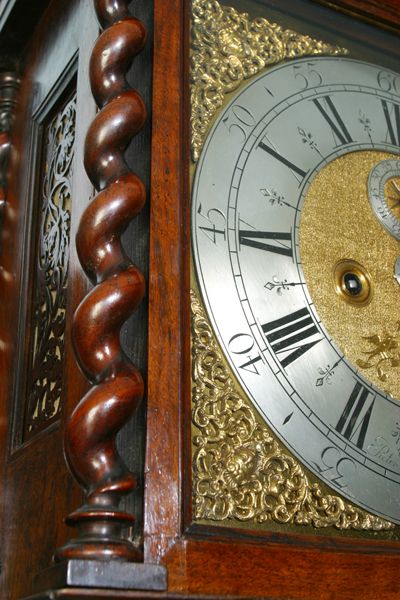 A good Dutch walnut striking longcase clock Pieter Klok Amsterdam circa 1710 - image 2