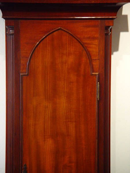 A fine English mahogany longcase clock with pagoda top by James Gibb Stockton circa 1770 - image 2