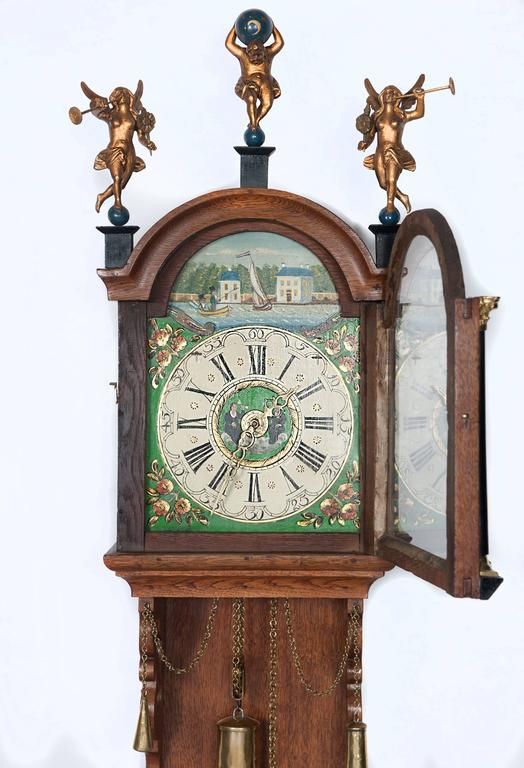 Een fraai Fries eikenhouten kantoortje circa 1830. - afbeelding 2
