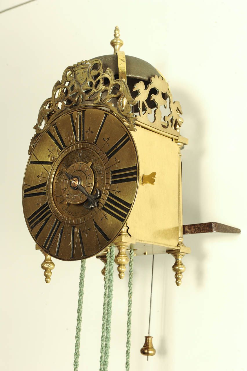 A small French alarm lantern timepiece, by Le Doux, circa 1730 - image 4