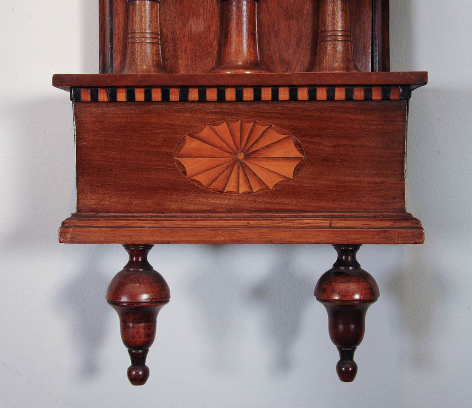 A good Dutch Louis XVI mahogany inlaid 'bakbarometer', by Zaveri Ori, circa 1800 - image 7