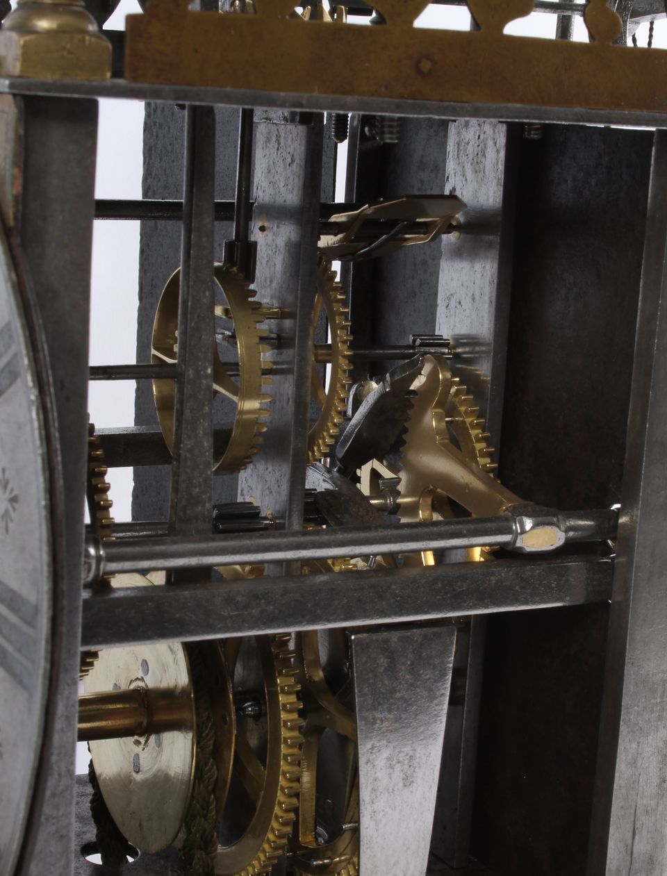 A French iron and brass alarm lantern clock, by Rouelle, circa 1725 - image 6