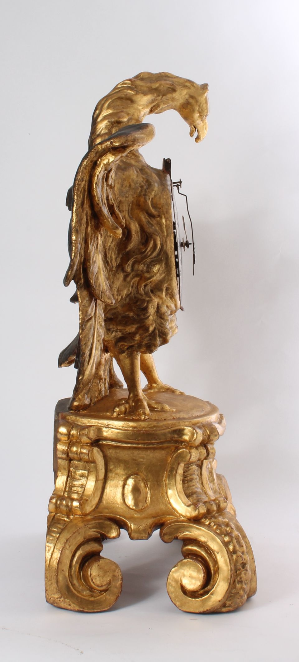 A decorative South German parcel gilt sculptural table clock, circa 1730. - image 5