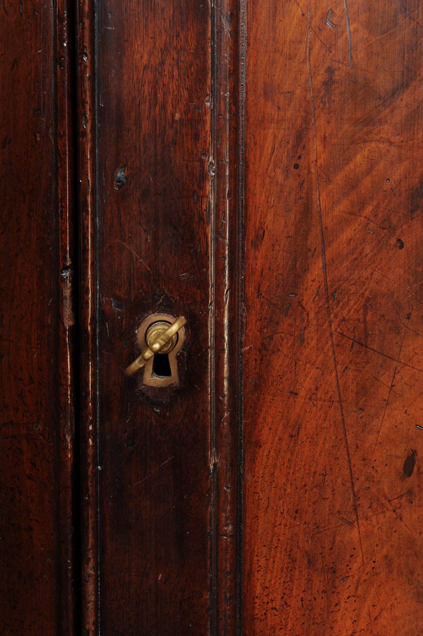 A French late Empire mahogany wall cupboard with marble top, circa 1840 - image 6
