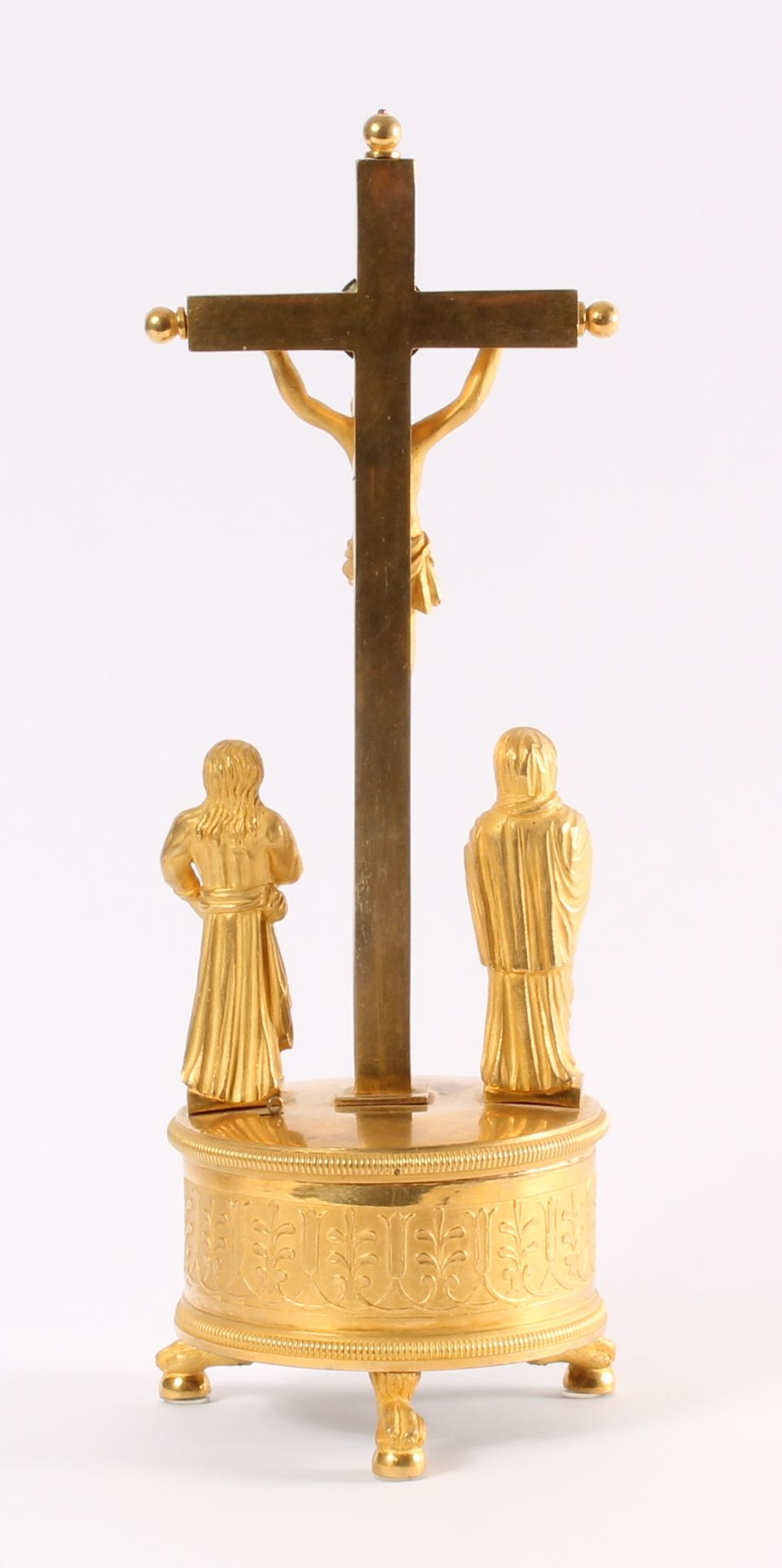 A rare South German ormolu crucifix clock, by Joseph Patzelt, circa 1820 - image 2