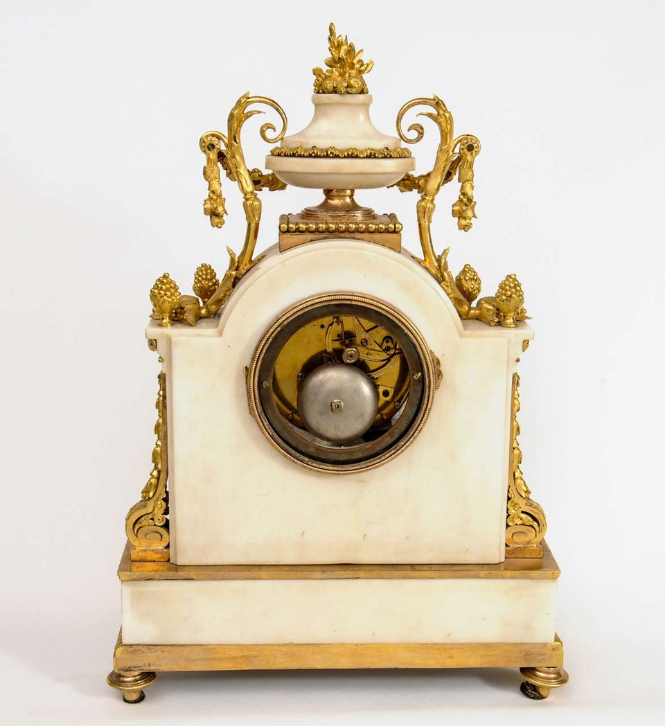 A French Louis XVI ormolu mounted marble mantel clock, circa 1780 - image 3