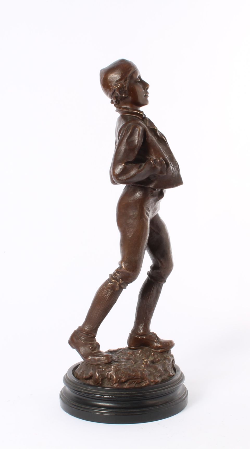 'Boy with frigian hat', patinated bronze signed P. Stotz, circa 1900. - image 3