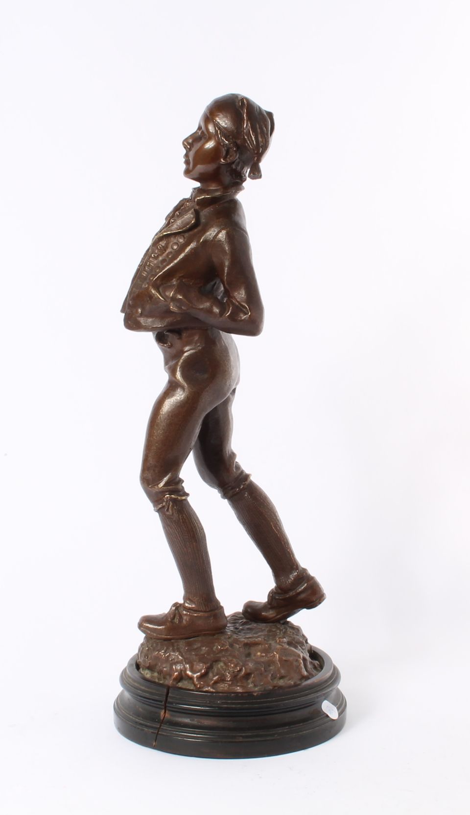 'Boy with frigian hat', patinated bronze signed P. Stotz, circa 1900. - image 6