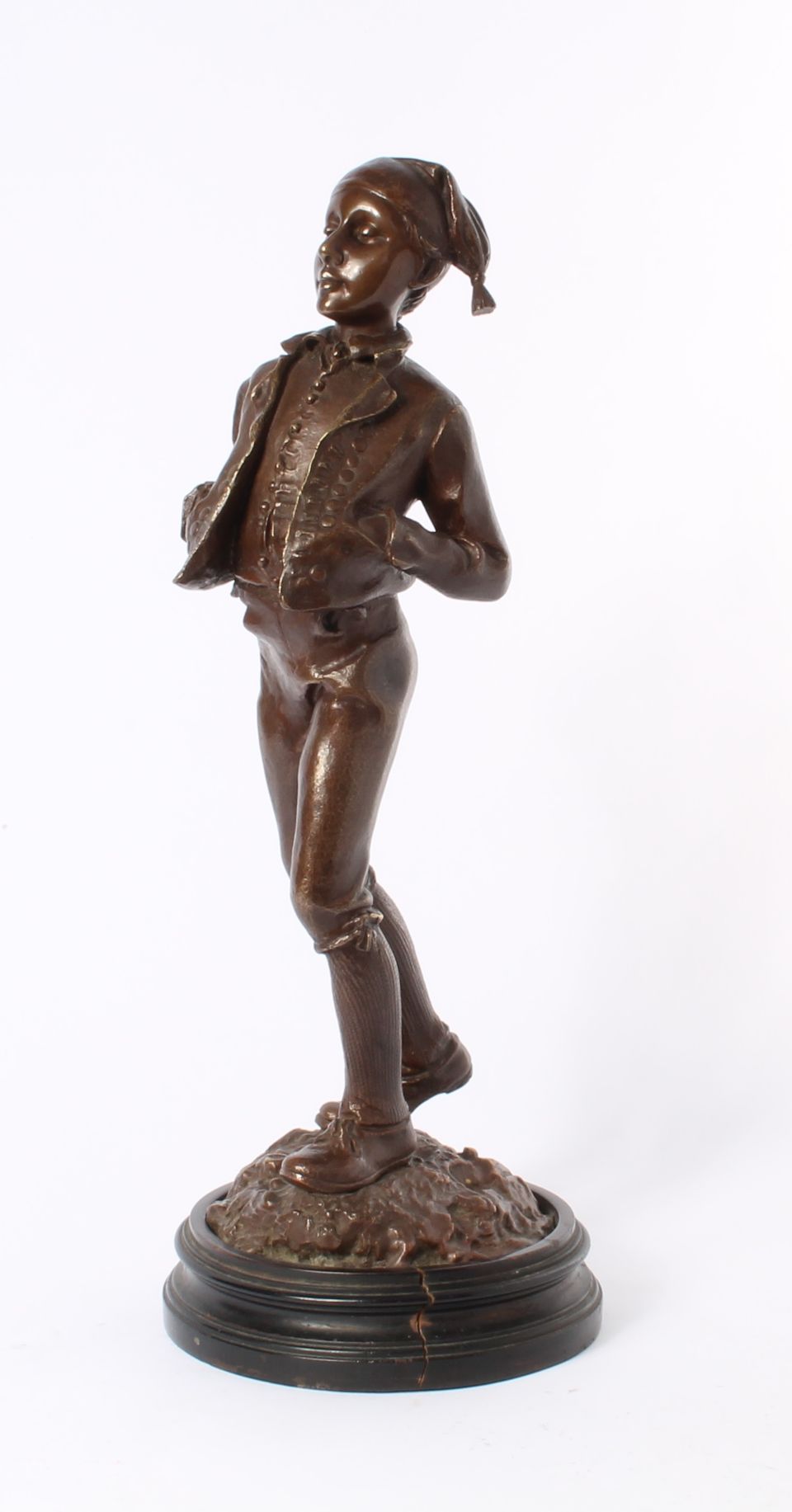 'Boy with frigian hat', patinated bronze signed P. Stotz, circa 1900. - image 7