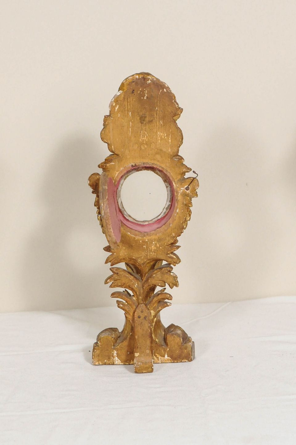 A late 18th century giltwood relic or watch stand - image 8